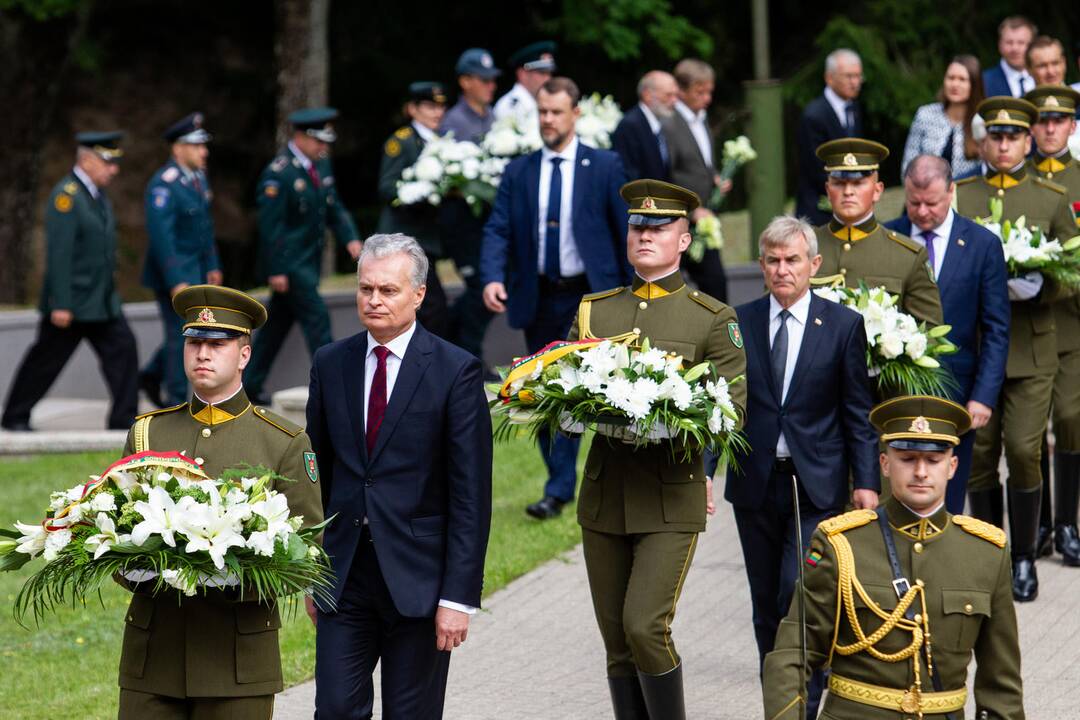 Pagerbtos Medininkų žudynių aukos