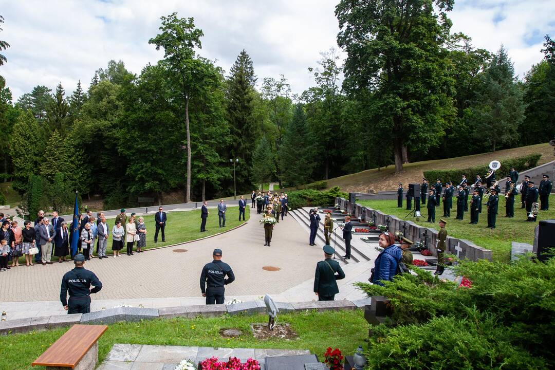 Pagerbtos Medininkų žudynių aukos