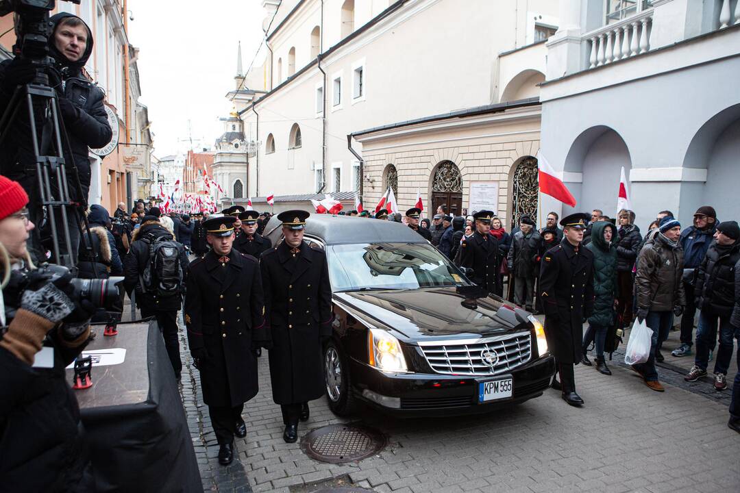 Iškilmingos sukilimo vadų laidotuvės