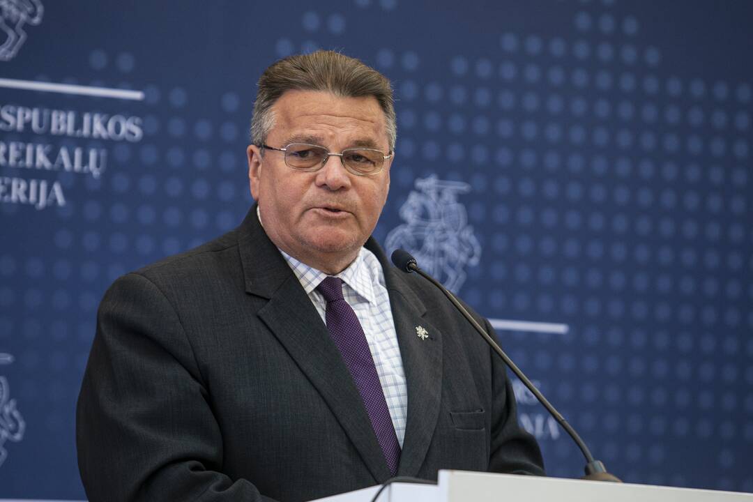 L. Linkevičiaus spaudos konferencija