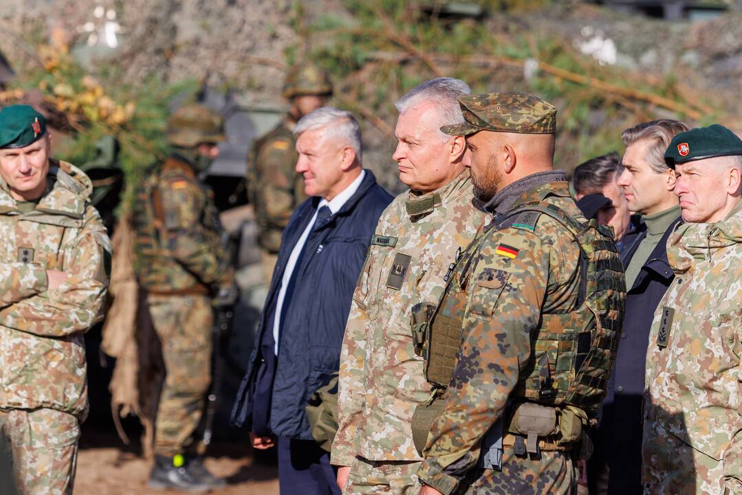 G. Nausėda: nesant Vokietijos brigados Lietuvoje, bus sunku apsaugoti NATO teritoriją