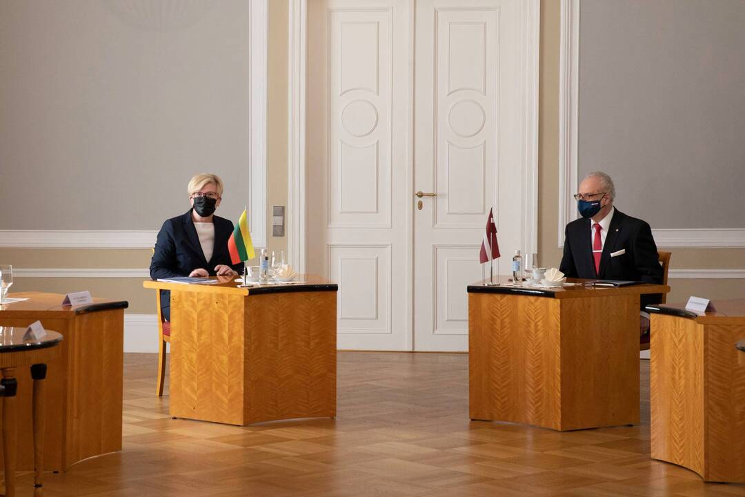 I. Šimonytės vizitas Latvijoje