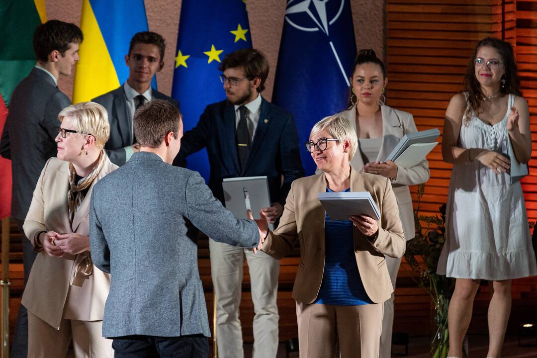 Geriausiai egzaminus išlaikiusių abiturientų pagerbimo šventė