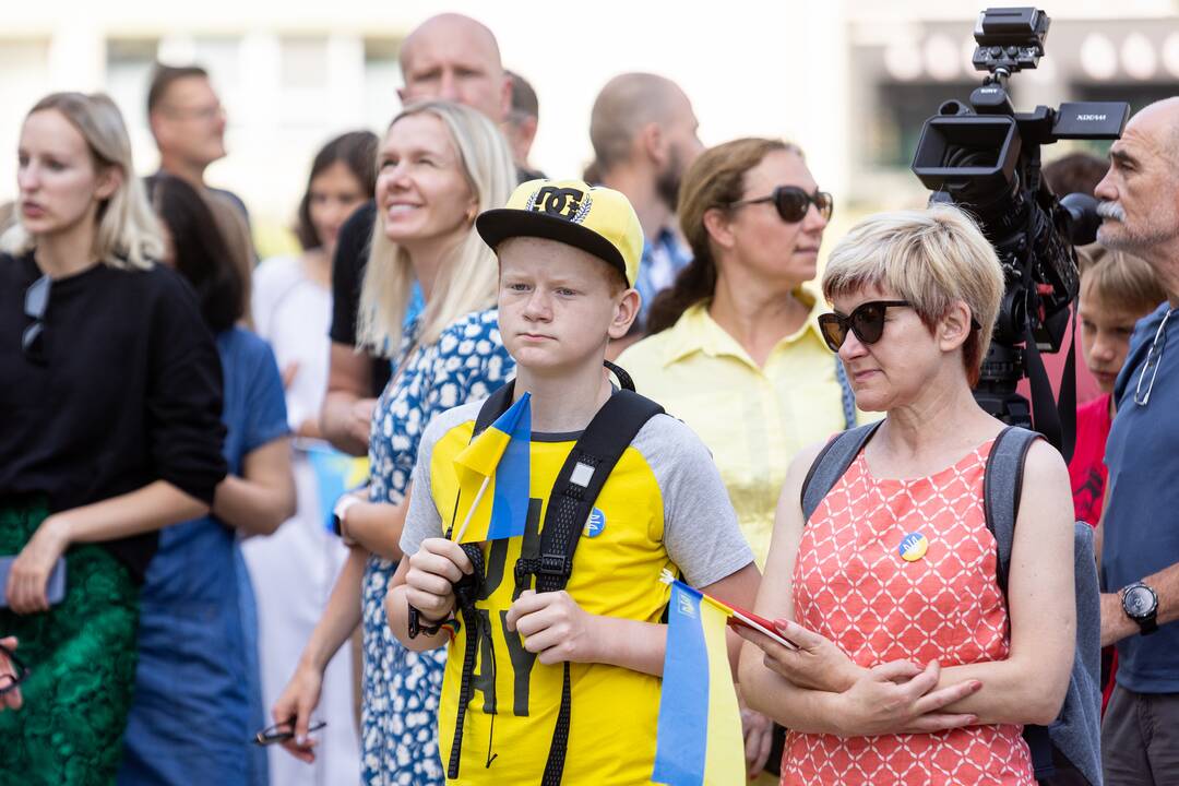 Ukrainos Nepriklausomybės dienos minėjimas Vilniuje