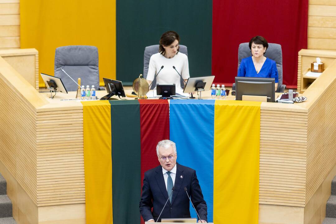 Prezidento G. Nausėdos metinė kalba Seime