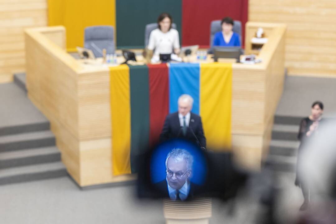 Prezidento G. Nausėdos metinė kalba Seime