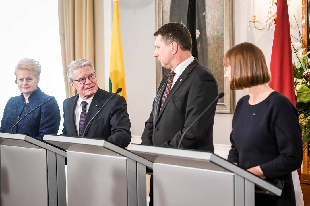 Baltijos šalių ir Vokietijos vadovų susitikimas