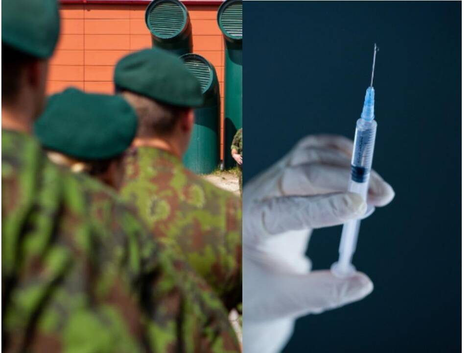 Lietuvos kariai pradėti skiepyti nuo tymų