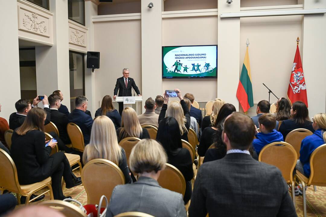 Nacionalinio judumo iššūkio nugalėtojų apdovanojimai
