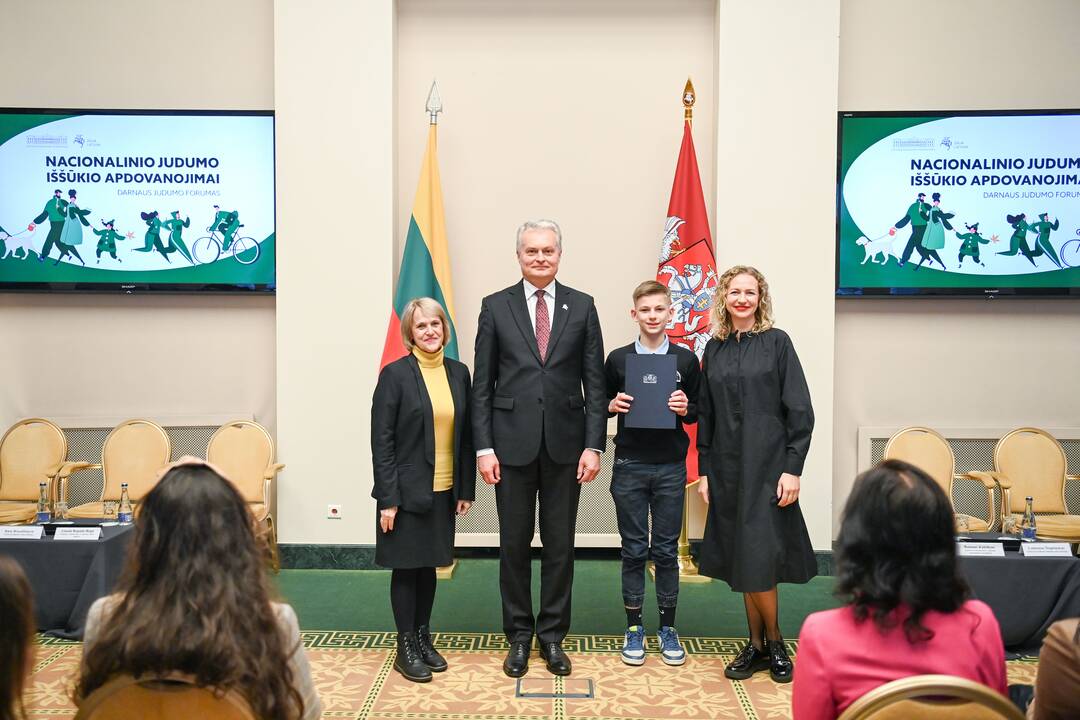 Nacionalinio judumo iššūkio nugalėtojų apdovanojimai