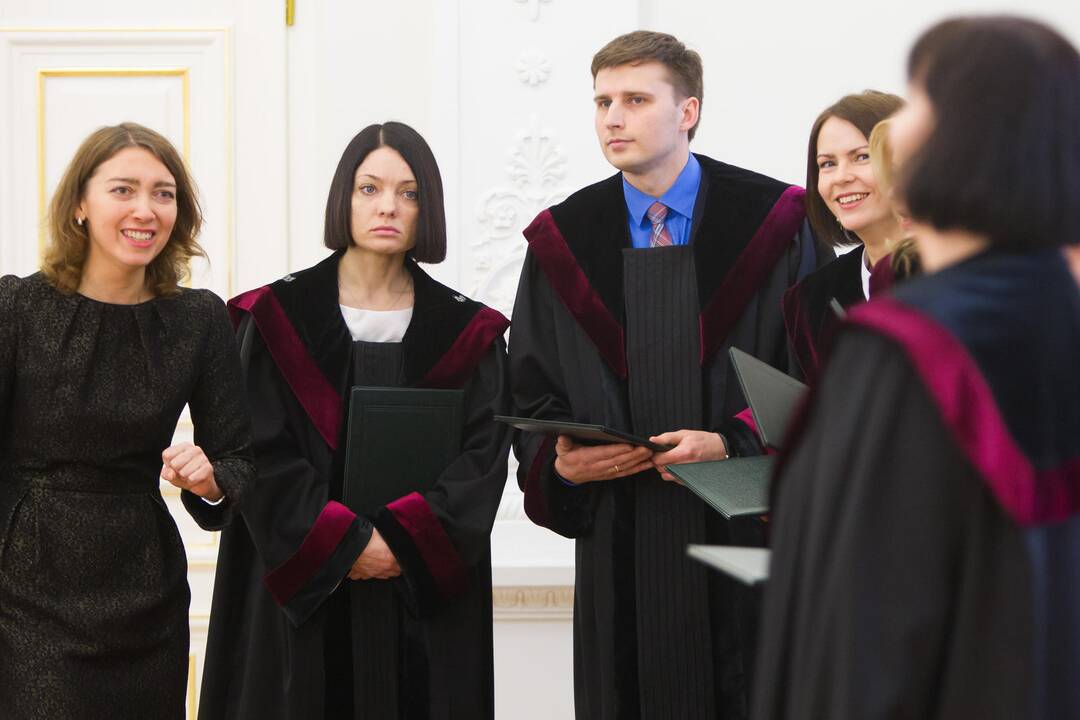 Prezidentūroje prisiekė teisėjai