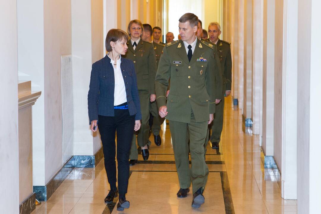 Prezidentės ir Šaulių sąjungos vadų susitikimas