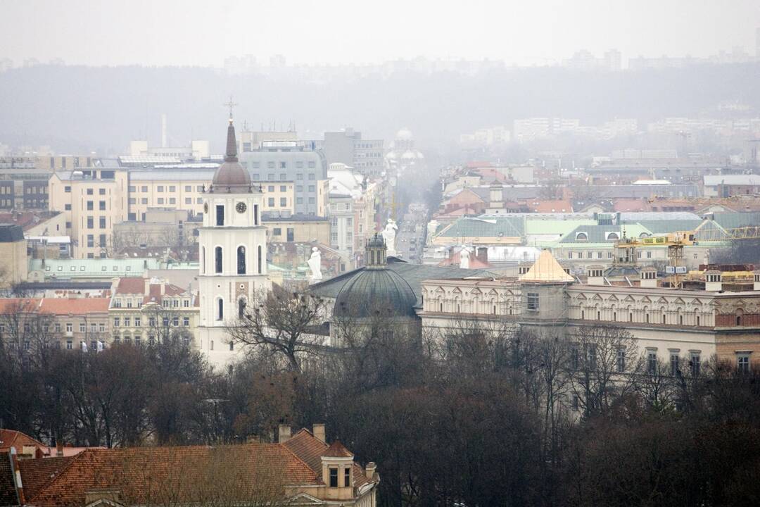 Prie Valdovų rūmų tvarkomas Pilių parkas