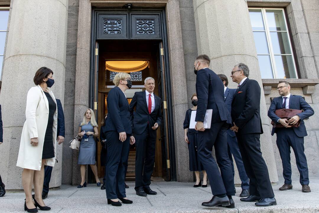 I. Šimonytės vizitas Latvijoje