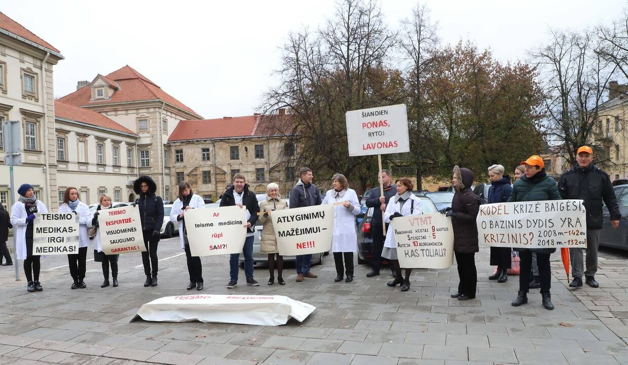 Teismo medicinos ekspertų piketas