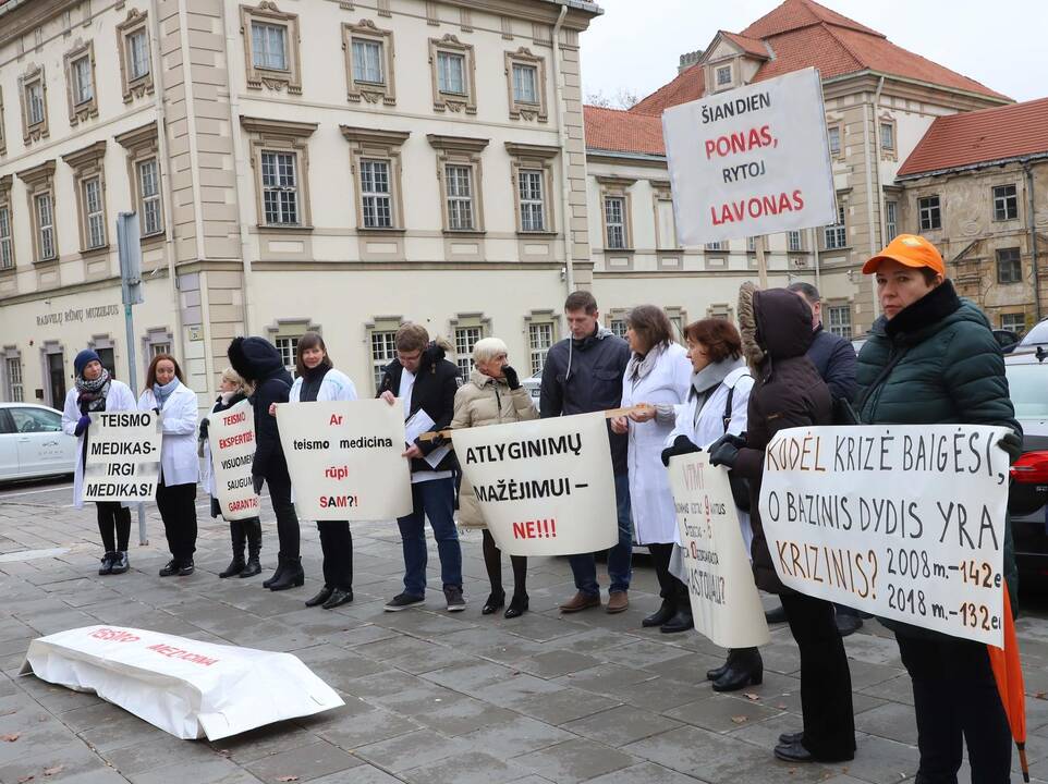 Teismo medicinos ekspertų piketas