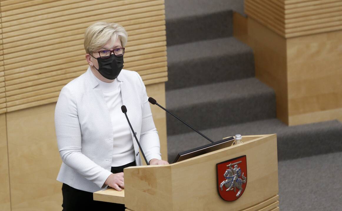 Šalies vadovas G. Nausėda lankosi Seime