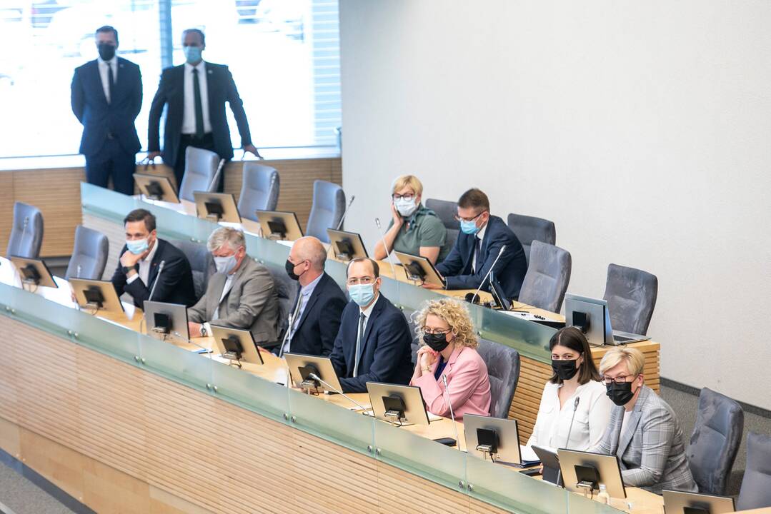 I. Šimonytė pripažįsta ministrų klaidas, bet keisti jų neketina