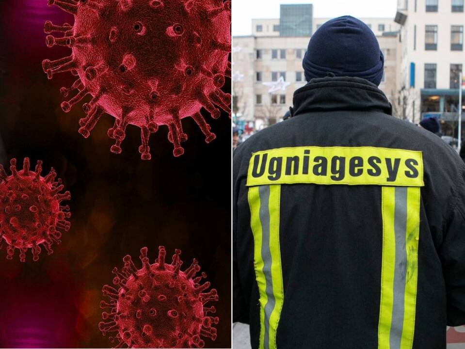 Darbe koronavirusu užsikrėtę ugniagesiai gaus kompensacijas