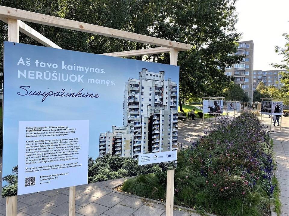 Kompanijos dalyvė Oksana su sūnumi