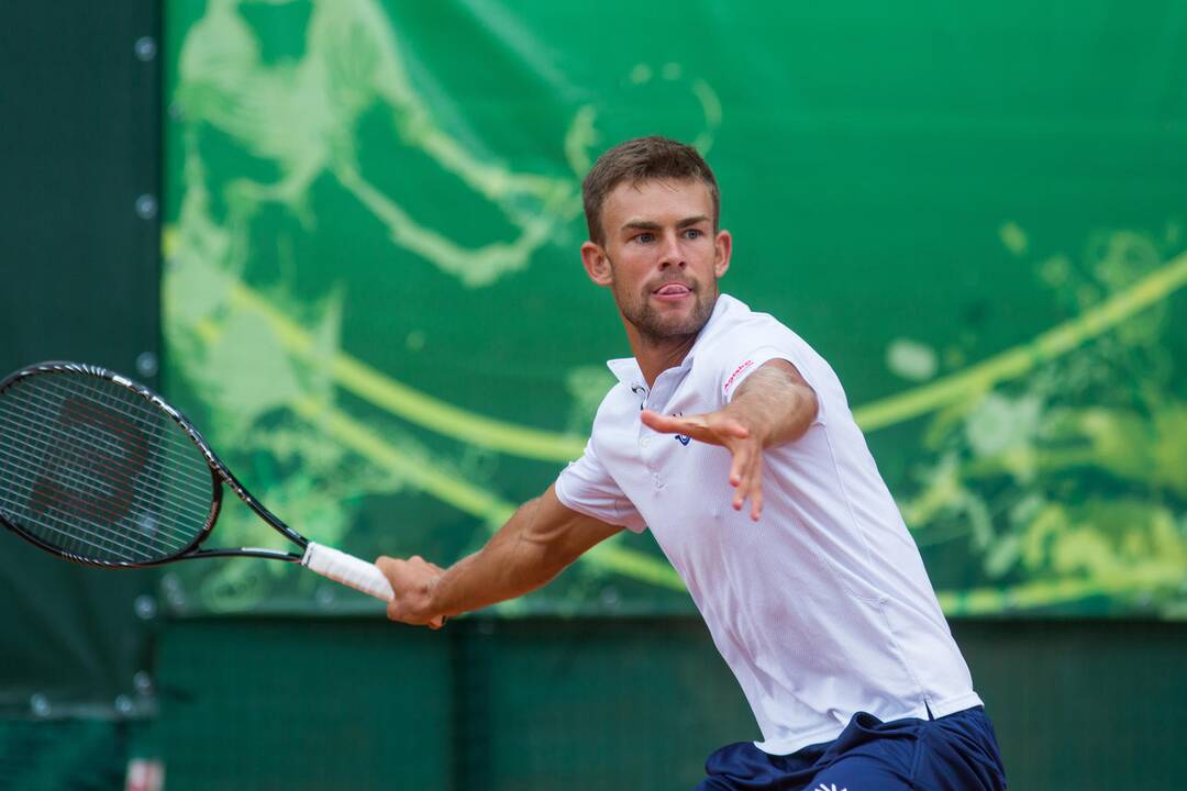 L. Grigelis suklupo ties ATP teniso turnyro Italijoje šešioliktfinaliu