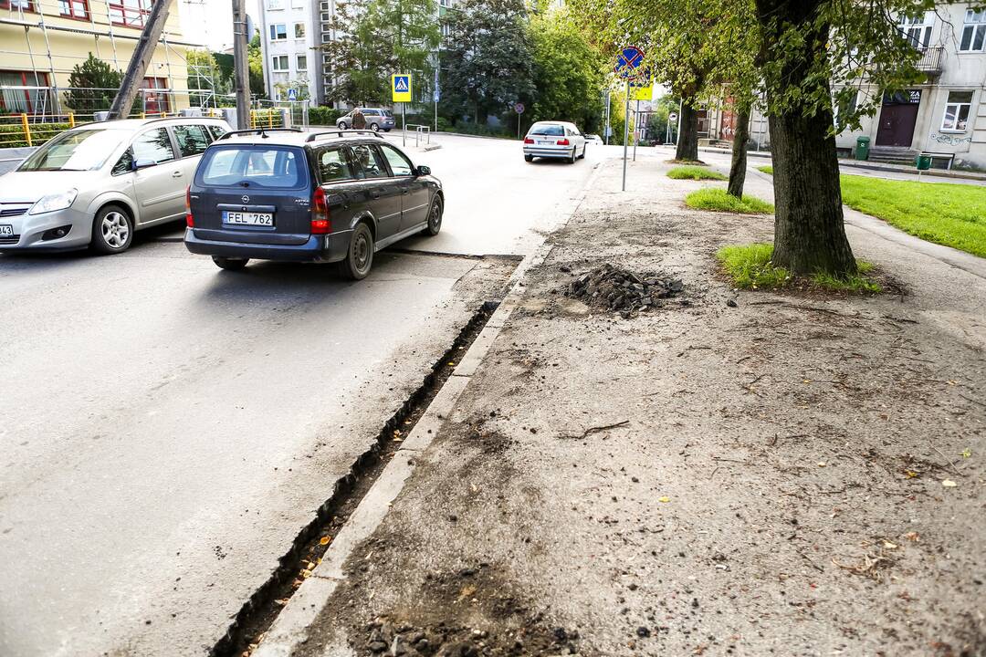 Žemaičių gatvės remontas