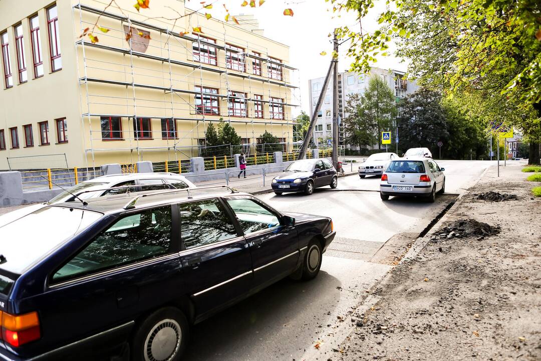 Žemaičių gatvės remontas