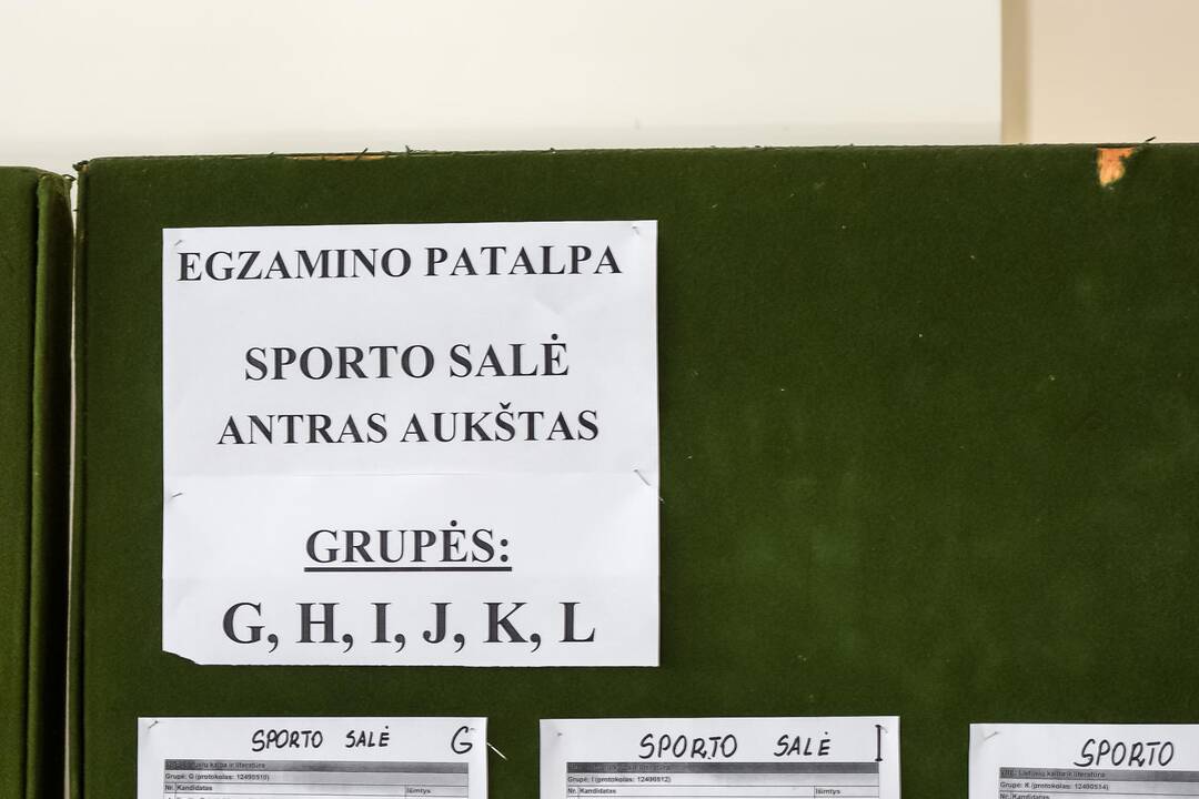 Lietuvių kalbos ir literatūros egzaminas Kaune