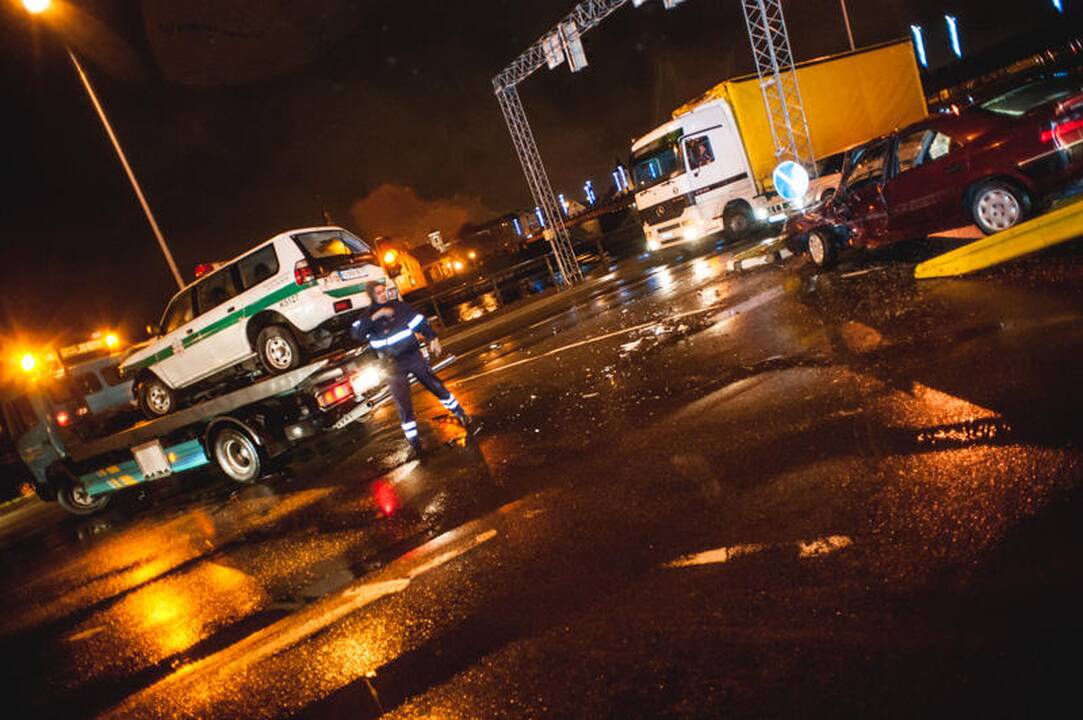 Pirmadienio vakarą Kaune- net trys avarijos