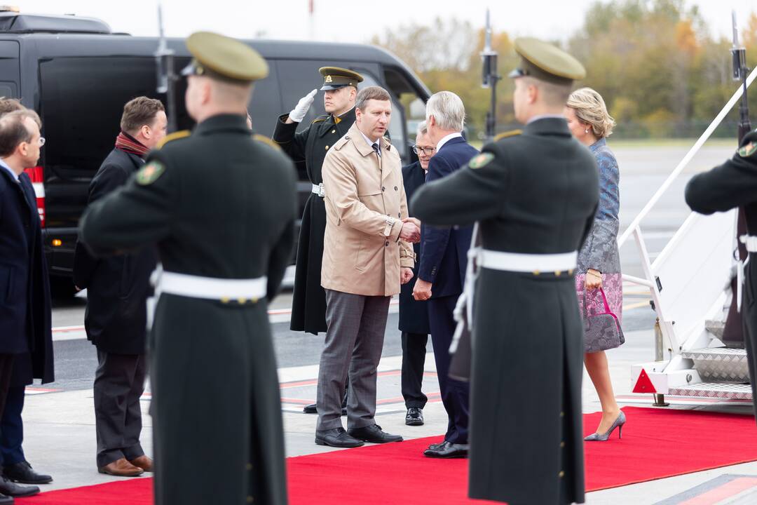 Į Lietuvą atvyko Belgijos karalius ir karalienė