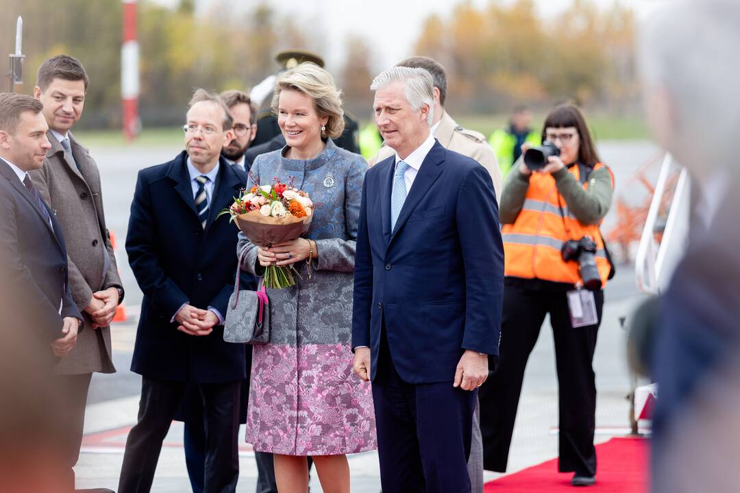 Į Lietuvą atvyko Belgijos karalius ir karalienė