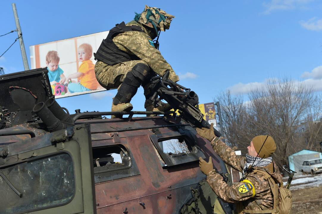 Karas toliau išbando Ukrainos stiprybę