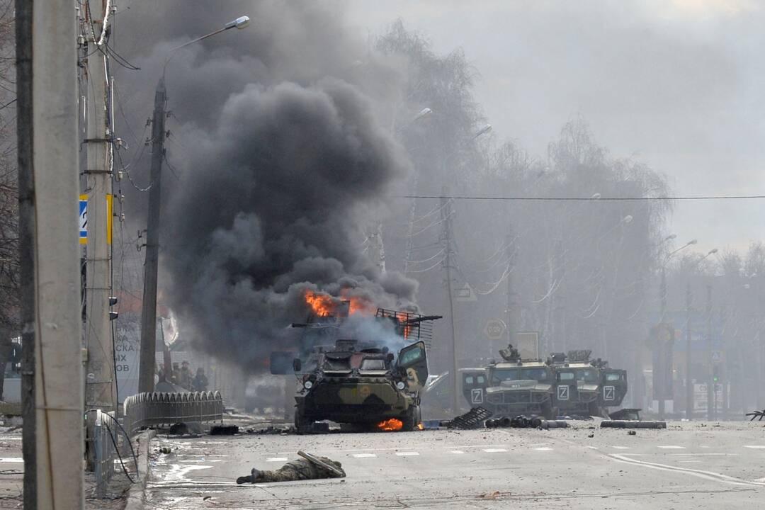 Karas toliau išbando Ukrainos stiprybę