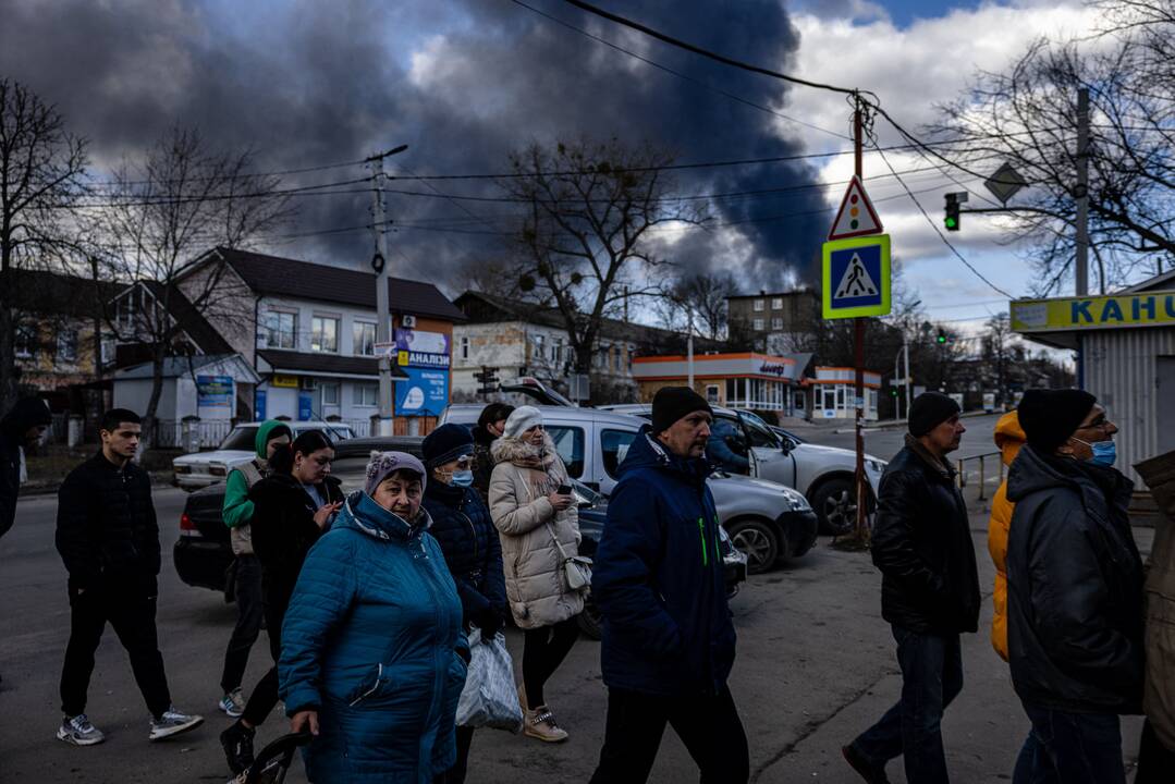 Karas toliau išbando Ukrainos stiprybę