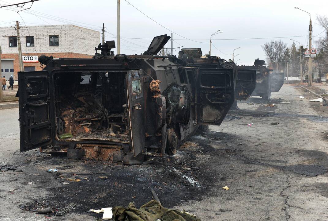 Karas toliau išbando Ukrainos stiprybę