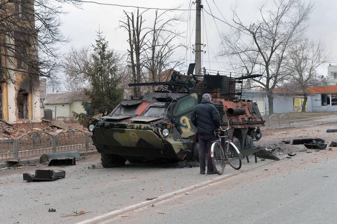 Karas toliau išbando Ukrainos stiprybę