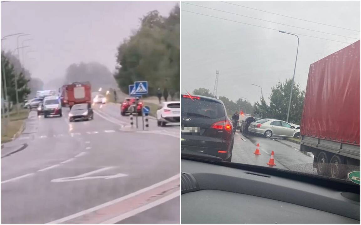 Po BMW ir „Toyota“ avarijos Alytuje nukentėjo penki žmonės