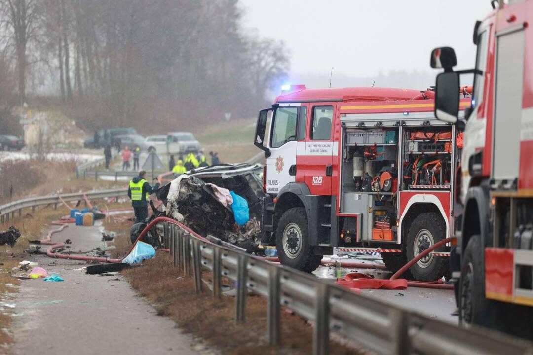 Avarija kelyje Vilnius–Šalčininkai