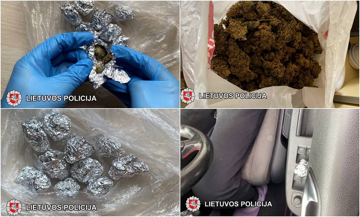 Įkalčiai: pas nepilnametį namuose policininkai rado parduoti paruoštų kanapių.