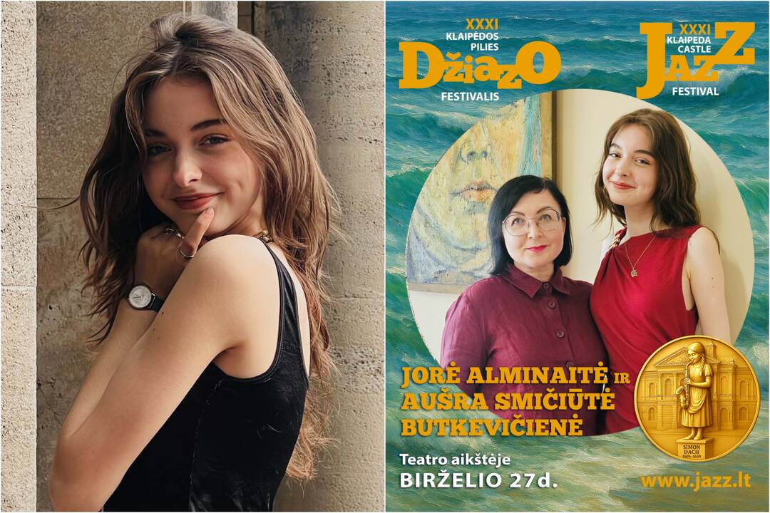 Džiazo žvaigždė gimsta čia: Klaipėdos pilies džiazo festivalio simpatijų prizas – jaunajai dainininkei Jorei Alminaitei!