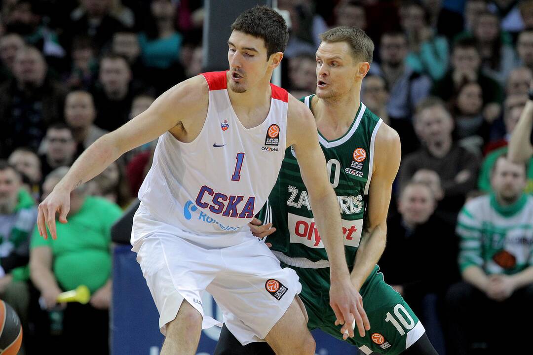 Eurolygoje Kauno „Žalgiris“ skaudžiai pralaimėjo Maskvos CSKA.
