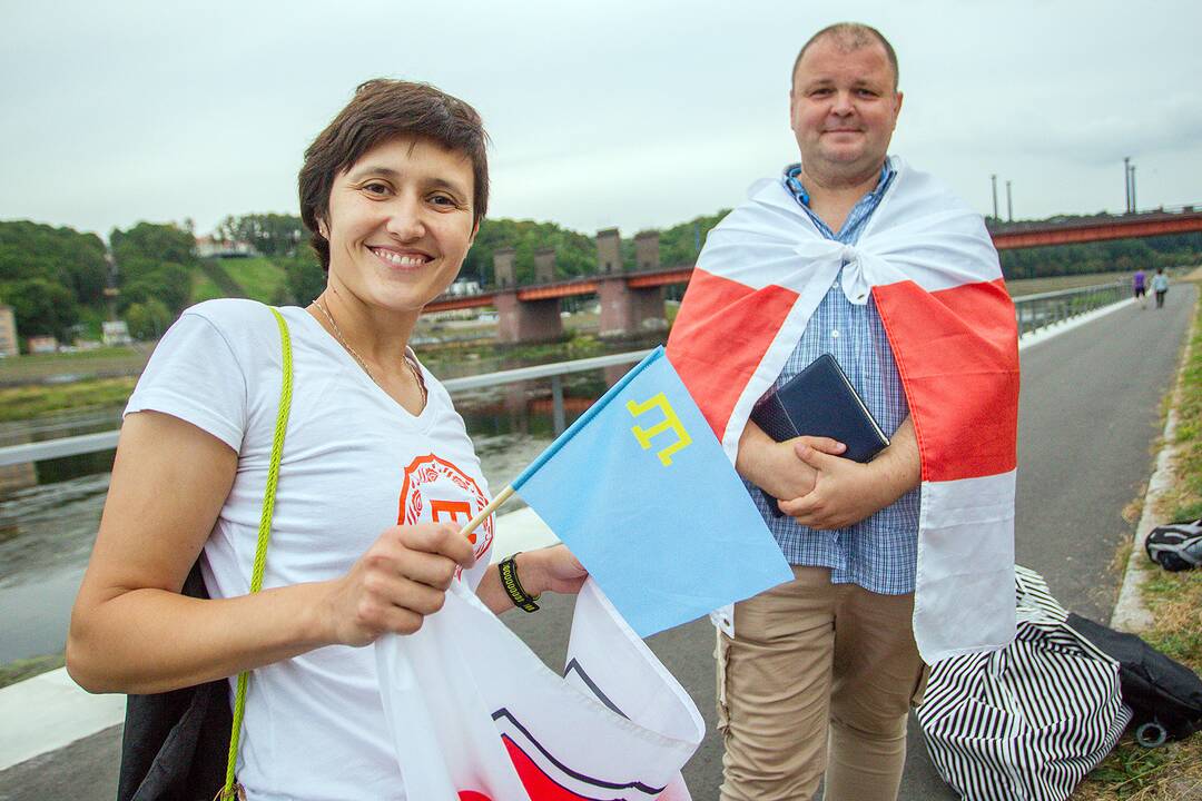 Solidarumo su Baltarusija akcija Kaune
