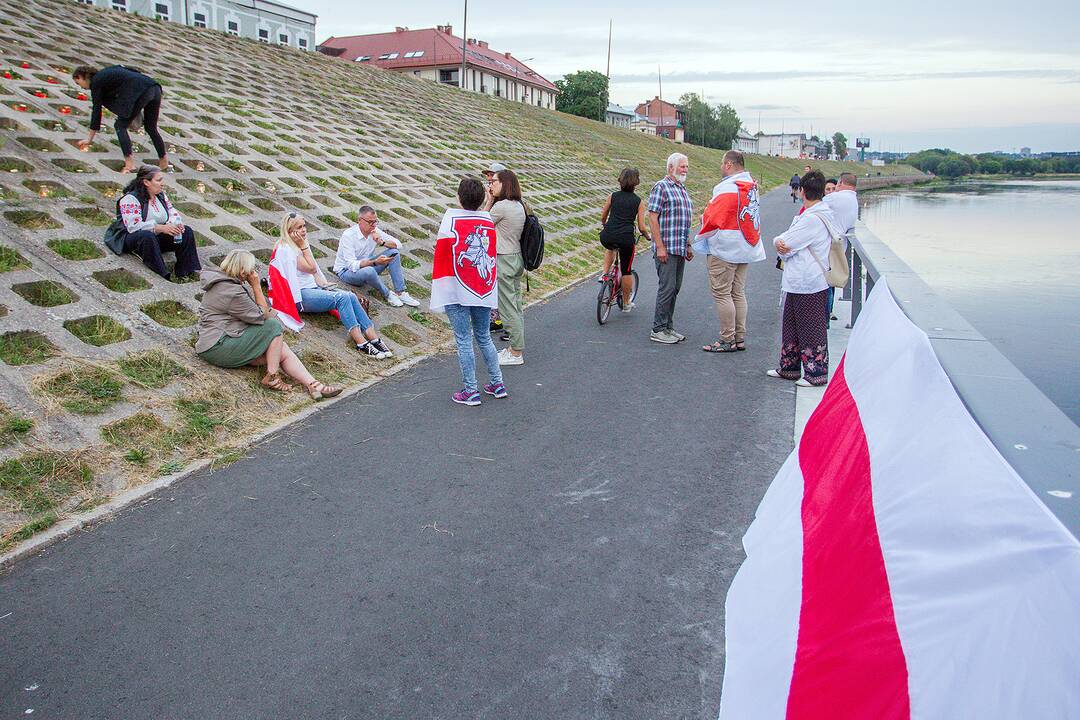 Solidarumo su Baltarusija akcija Kaune