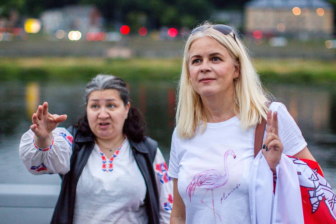 Solidarumo su Baltarusija akcija Kaune