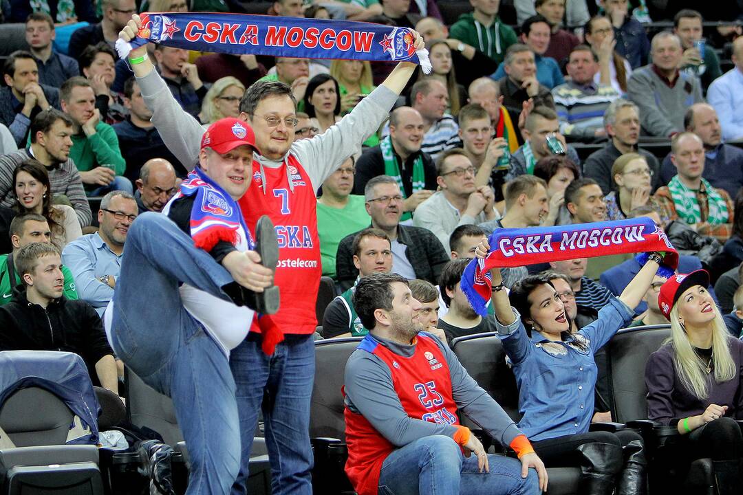 Eurolygoje Kauno „Žalgiris“ skaudžiai pralaimėjo Maskvos CSKA.