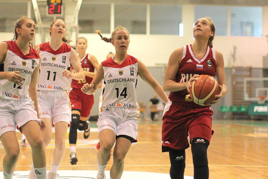Vokietija – Rusija 43:51. Merginų U16 EČ