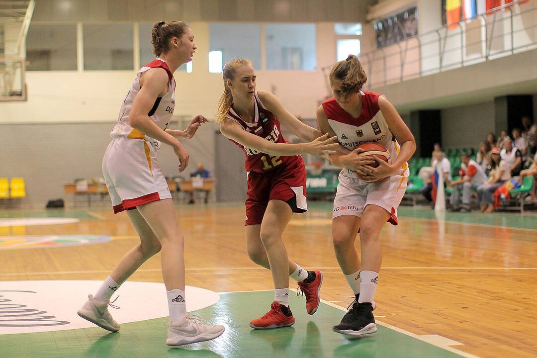 Vokietija – Rusija 43:51. Merginų U16 EČ