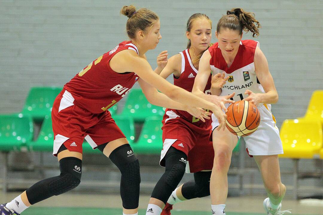 Vokietija – Rusija 43:51. Merginų U16 EČ
