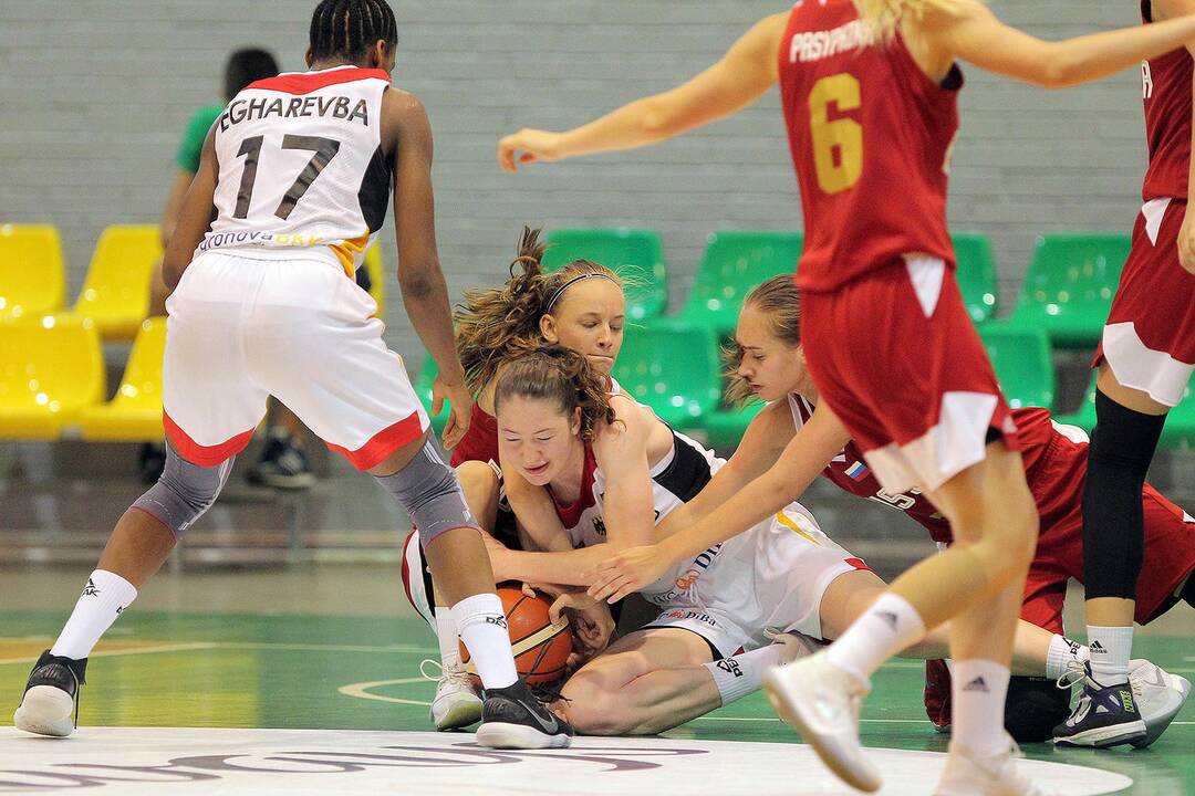 Vokietija – Rusija 43:51. Merginų U16 EČ
