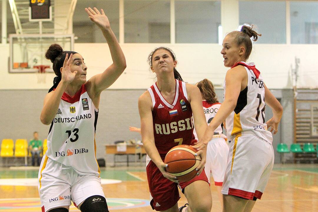 Vokietija – Rusija 43:51. Merginų U16 EČ